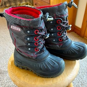 Kodiak boots, kids size 13, waterproof, warm and stylish, great condition